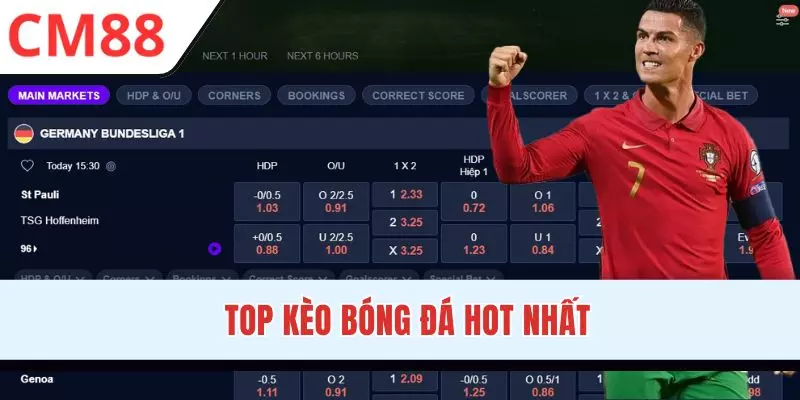 Các hình thức cược được săn đón nhất CM88